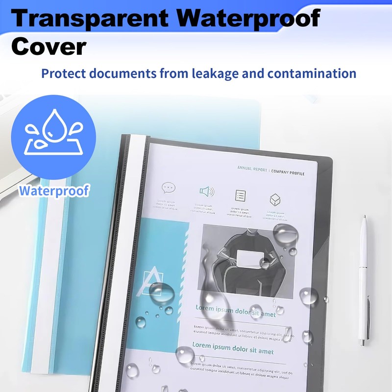 10 PCS A4 Project Folder Plastic Display Folders Presentation Folders