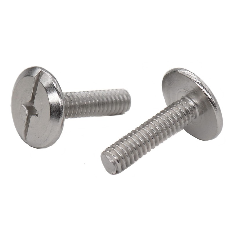 cSeao 25-Pack 1/4"-20 x 1 Inch Hurricane Bolts, Sidewalk Screws