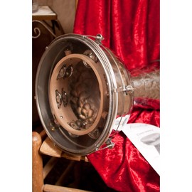 Mid-East 10" Metal Doumbek With Jingles and Synthetic