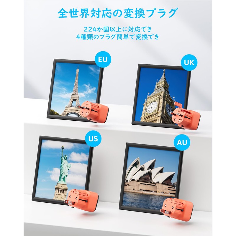 decqle Z16 Universal Conversion Plug, Multi-Conversion Plug