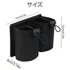Suitcase Cup Holder Travel Cup Holder Suitcase Bottle Holder Adjustable Size Water Bottle Holder Accessories Storage Hands Free Travel Accessories Black