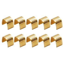 MOOTVGOO GT2 Copper Buckles (10pcs) for 3D Printer Copper Buckle 6mm Width Timing Belt Accessories Open Timing Rubber Belt X-Y Axis Fits Ender3 Series 6mm Belt Terminal