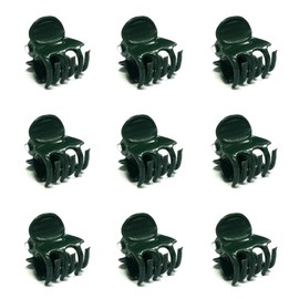 KINGLAKE Orchid Clips,Garden Flower Vine Clips,Plant Support Clips,100 Pcs Garden Cymbidium Clips to Keep Plant Neat and Healthy,Dark Green (97530)