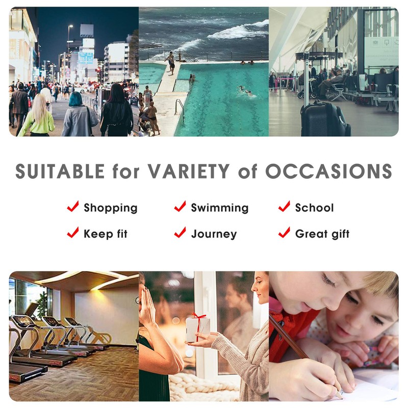 WANDF Drawstring Backpack String Bag Sackpack Cinch Water Resistant Nylon