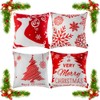 ORANIFUL Christmas Cushion Covers 45 x 45 Set of 4