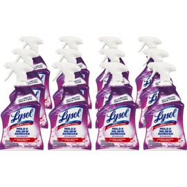 Lysol Bathroom Cleaner Spray with Mold and Mildew Remover, Bleach, 32 oz (Pack of 12)