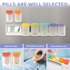 DJAPWPX Plastic Magnetic Weekly Pill Organizer, Removable Large Capacity Weekly