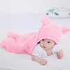 XMWEALTHY Cute Baby Items Newborn Plush Nursery Swaddle Blankets Soft