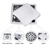 Edelstahl Bodenablauf Dusche Quadrat Duschablauf geruchsneutral Waste Gate Duschabfluss Home