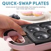 AROMA® Swap & Flip Waffle Maker with Removable Plates: 3-in-1
