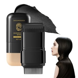 hair dye comb, Waterproof and Sweat-Proof Hair Dye Comb, Portable Hair Colouring Comb, 3-Color Hair Dye Cream, 2 in 1 Instant Dye for Women & Men (Natural black)