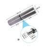SRNETKJ 4 Pack 4" Weld On Bullet Hinges, Weldable Barrel