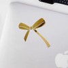 Decal Stickers of Lovely Bows (Metallic Gold) (Set of 2)