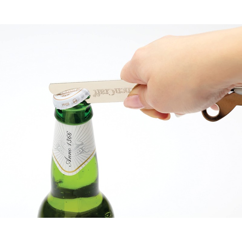 Kitchencraft Butterfly Can Opener, Stainless Steel, Safety and Comfort, 17.5