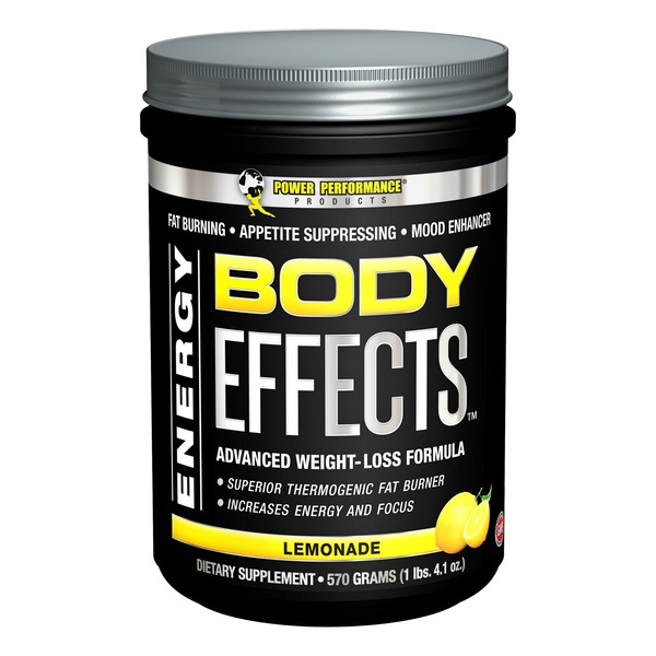 Power Performance Products, Body Effects, Pre Workout Supplement - 570 Grams (Lemonade)