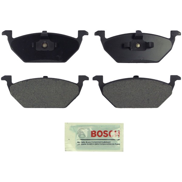 BOSCH BE768 Blue Semi-Metallic Disc Brake Pad Set - Compatible With Select Volkswagen Beetle, Golf, Jetta; FRONT