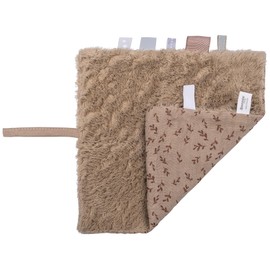 Snoozebaby Baby Comforter - Cuddly Blankets Organic - Cuddle Blankets - Brown - Hazel Brown