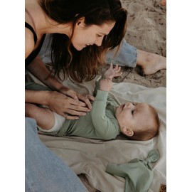 Cloby CBY-UVS1-OG Overall/Romper with UV Protection (UPF 50+) Olive (Size 50/56), olive