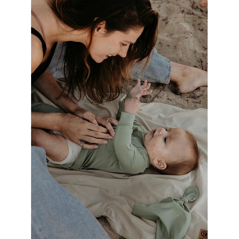 Cloby CBY-UVS1-OG Overall/Romper with UV Protection (UPF 50+) Olive (Size