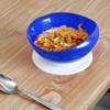 pekokavo 5.8" Anti-Spill Suction Bowl for Seniors, Non-Slip No Tip