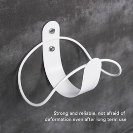 Stainless Steel Garden Hose Bracket, Wall Mount Hose Bracket, Garden Hose Storage Holder for Water Hose Organization(white)