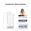 Skirting Boards in Stainless Steel Look - MDF Profiles &