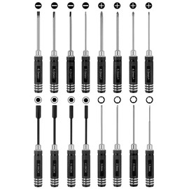 Rc Kit de herramientas de tornillo hexagonal juego de reparación para RC coche barco multirotor modelos de equipos eléctricos