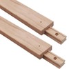 Btibpse Wooden Drawer Slides 16 Inches Classic Wood Center Guide