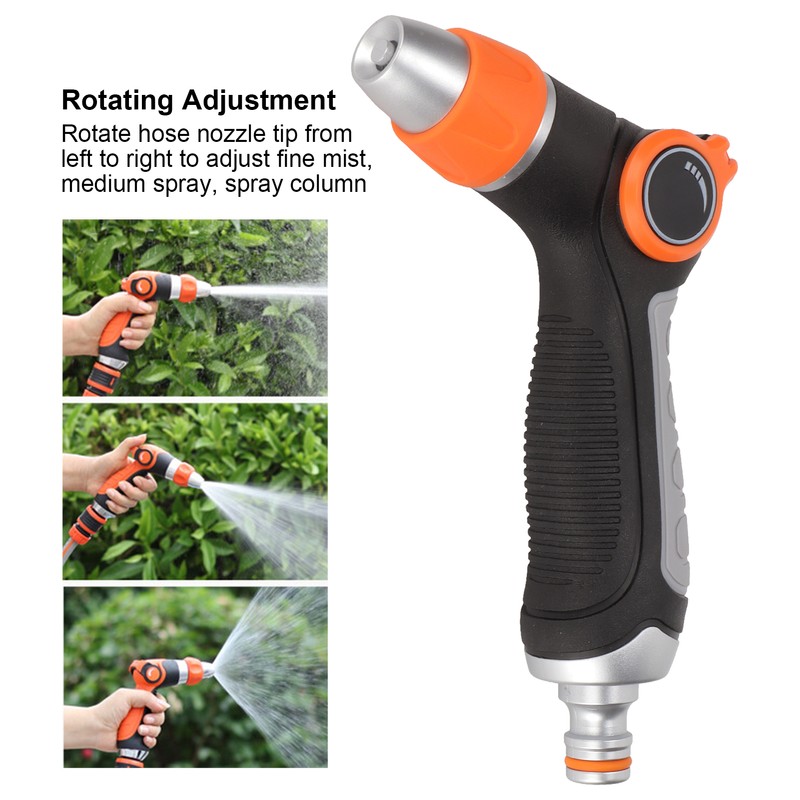 Garden Hose Nozzle Hose Rotating Adjustment Hose Thumb Sprayer for