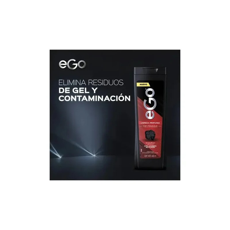 3 Shampoo Ego Limpieza Profunda 400ml
