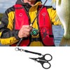 NYGHMY 1 Pcs Stainless Steel Fishing Scissors - Black Titanium