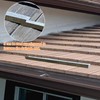2PCS Rain Diverter 3.28FT Roof Rain Diverter For Shingles Roofing