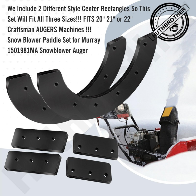 302565MA 327072MA Snow Thrower Paddle & Hardware - by Huthbrother,