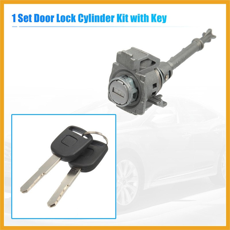 Partuto 1 Set Driver Side Door Lock Cylinder Set Kit