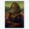 Mona Lisa Alien Xenomorph Vinyl Window Bumper Sticker Decal 5"