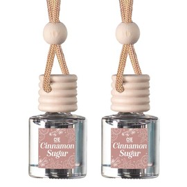 Scented Car Freshener 2 Pack - Long-lasting Fragrance:_Cinnamon Sugar