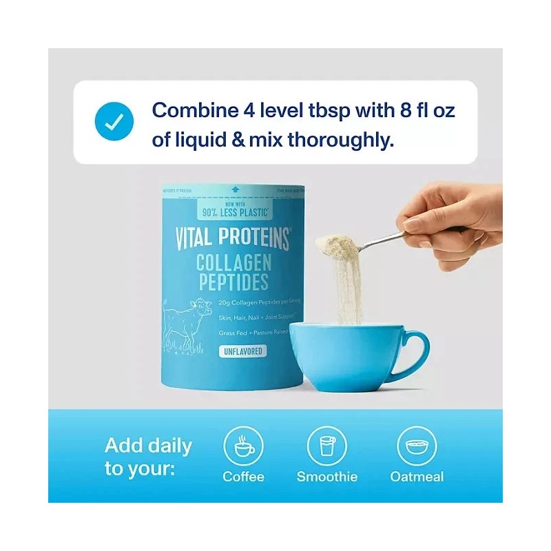 Vital Proteins Collagen Peptides Powder, Unflavored, 1.5 lbs. FREE SHIPPING