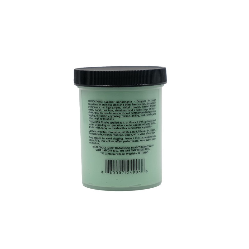 Anchorlube All-Purpose Metalworking Compound 8oz Jar - Water-Based Cutting Fluid