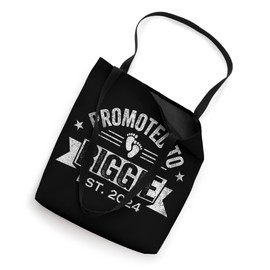Promoted To Biggie Est. 2024 First Time Grandpa Tote Bag