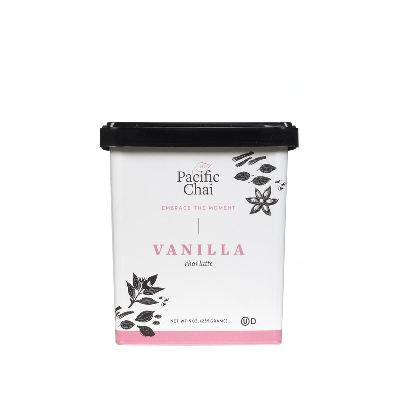 Pacific Chai Vanilla Chai Latte, Instant Powered Dry Chai Tea