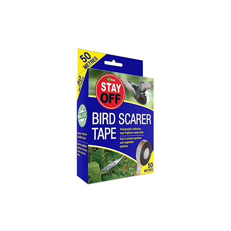 Stay Off Bird Scarer tape - 50 metres - Deterrent