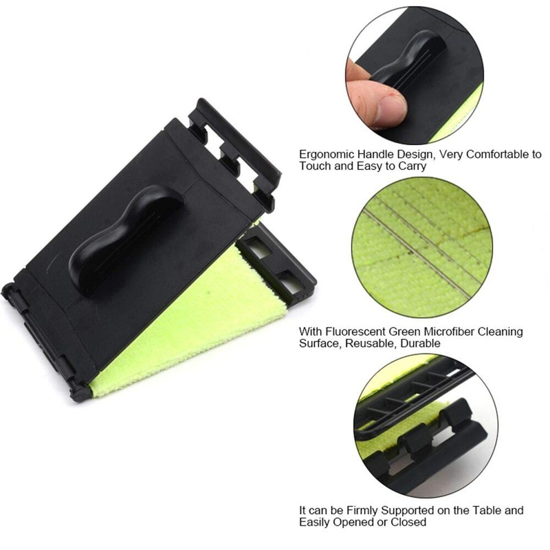 SAPHUE Guitar String Cleaner Clean Fretboard Cloth Tool Scrubber for