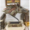 Faux Driftwood Equine Thoroughbred Mustang Horse Head Desktop Plaque Sculpture