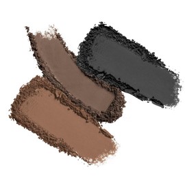 AFGHOUZ 3 Colors Eyebrow Powder Set, Brow Powder Makeup Palette, Defining and Sculpting Brows, Waterproof Eye Contour Kit with Brush Applicator