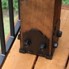 Ozco Laredo Sunset 6x6 Post Base Kit, Includes Decorative Plates,