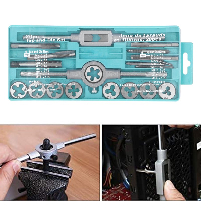 Metric Tap and Die Set Exquisite CNC Process Heat Treatment