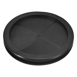 uxcell Rubber Grommets 4-5/16" (110mm) Drill Hole, 3-15/16" (100mm) ID Double Sided Hole Plugs Ring Gasket for Firewall Cable Wire Protecting, Black