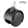 sourcing map Swivel Casters 2 Inch Nylon 360 Degree M8