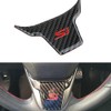 AJLOTMO Carbon Fiber Interior Steering Wheel Cover Panel Frame Trim