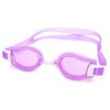 Swans SWRV-003N (LAV) Swim Goggles, For Adults, Anti-Fog, UV Protection,